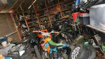 Piese motocross uzate, multe tipuri piese motor și plastice