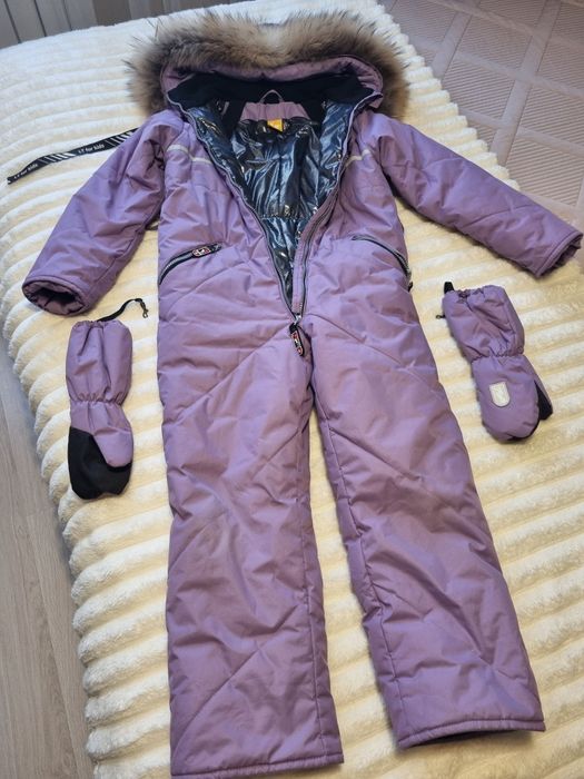 Зимний комбенизон на девочку