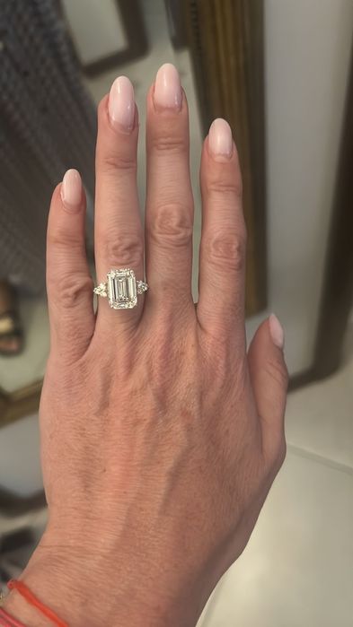 Inel din aur cu diamante, total 7,30 ct ( Certificat IGI )