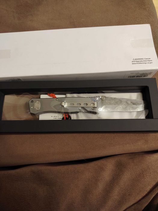 Нож Boker Leopard Damascuee II Grey