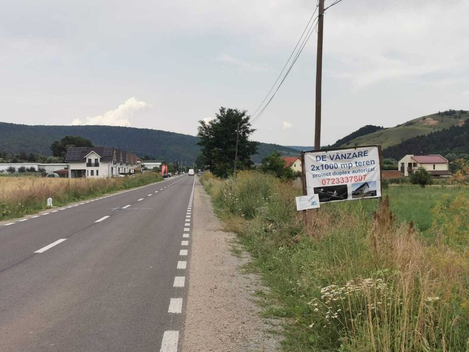 teren de vanzare cu autorizatie duplex loc.Stolna jud.Cluj