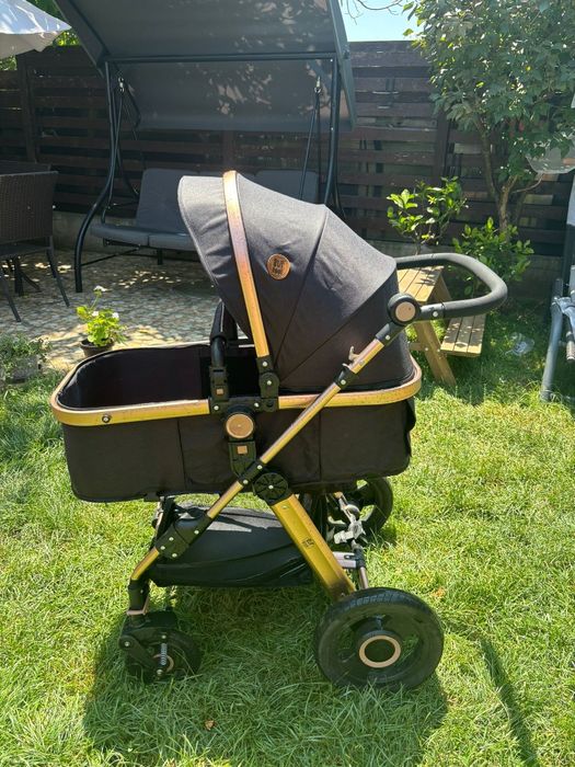 Cărucior copii Negru/Auriu