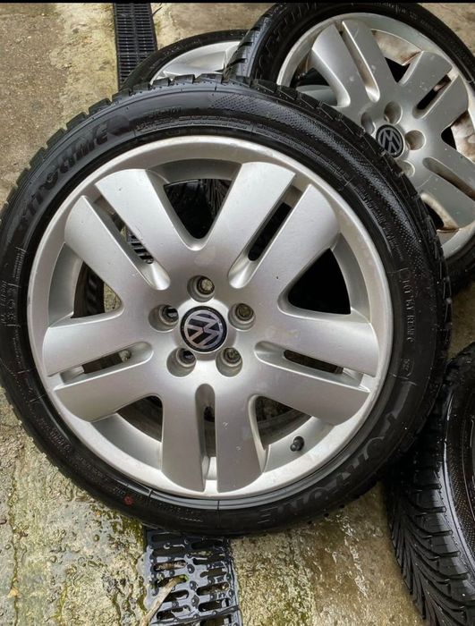 Jante vw cu tot cu anvelope noi 205/45/16