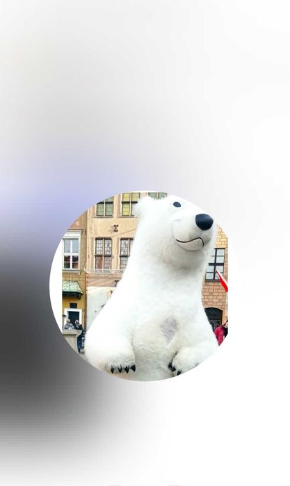 Продам teddi белую мишку в отличном состояний