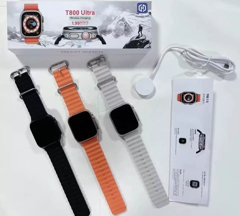 Mega aksiya 3 kun Smart Watch T800 Ultra