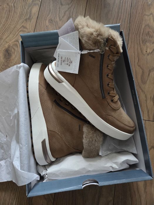 Ghete noi geox din piele impermeabile