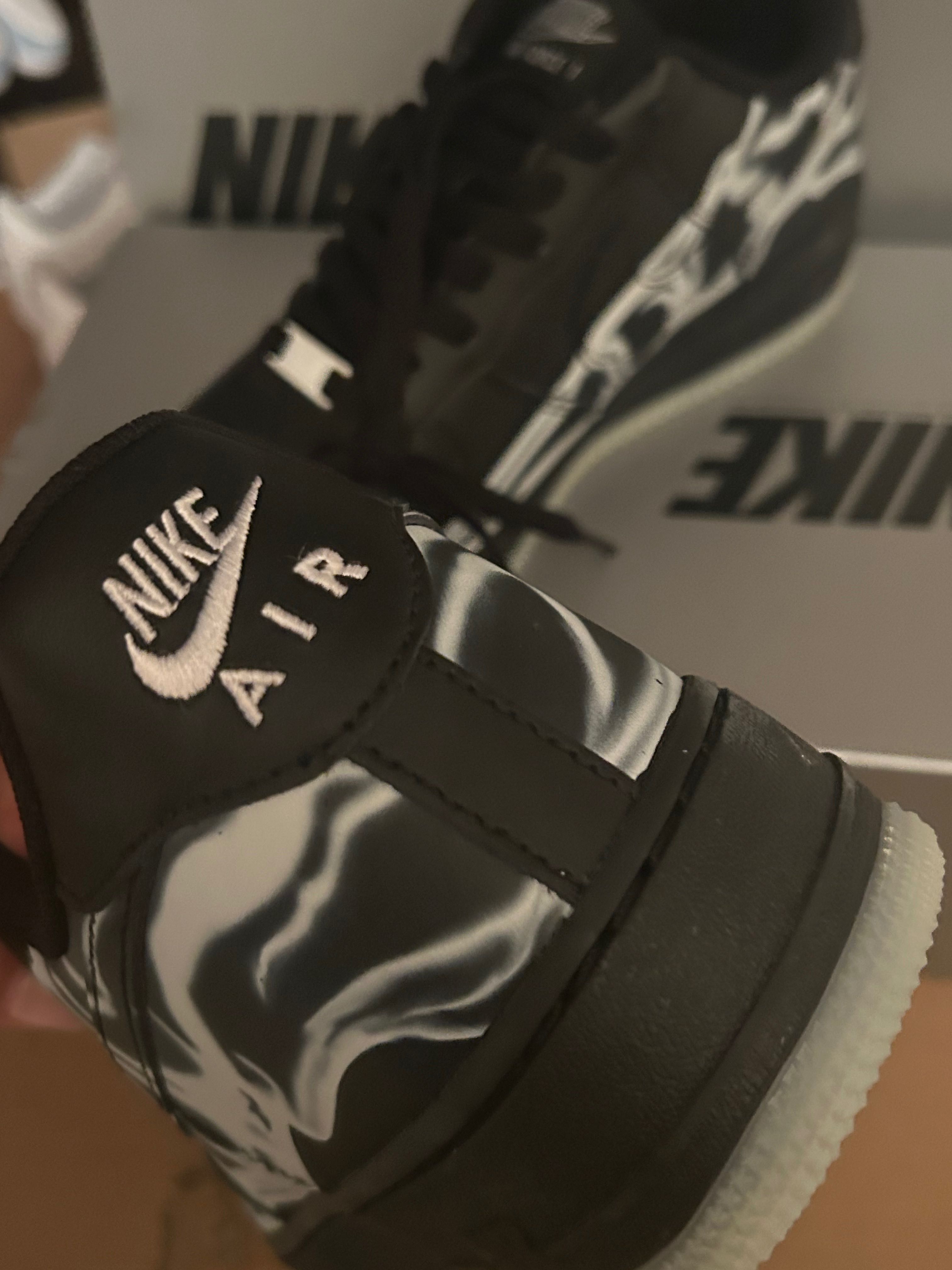 Маратонки Nike Air Force 1 Black Skeleton