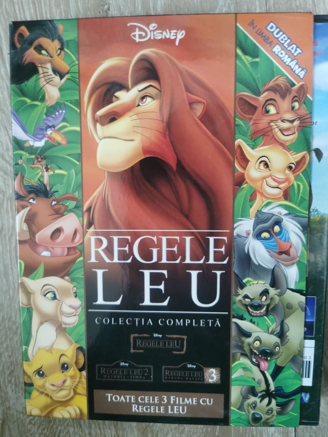 Vand/schimb Colectia originala Disney 3 dvd uri Regele Leu