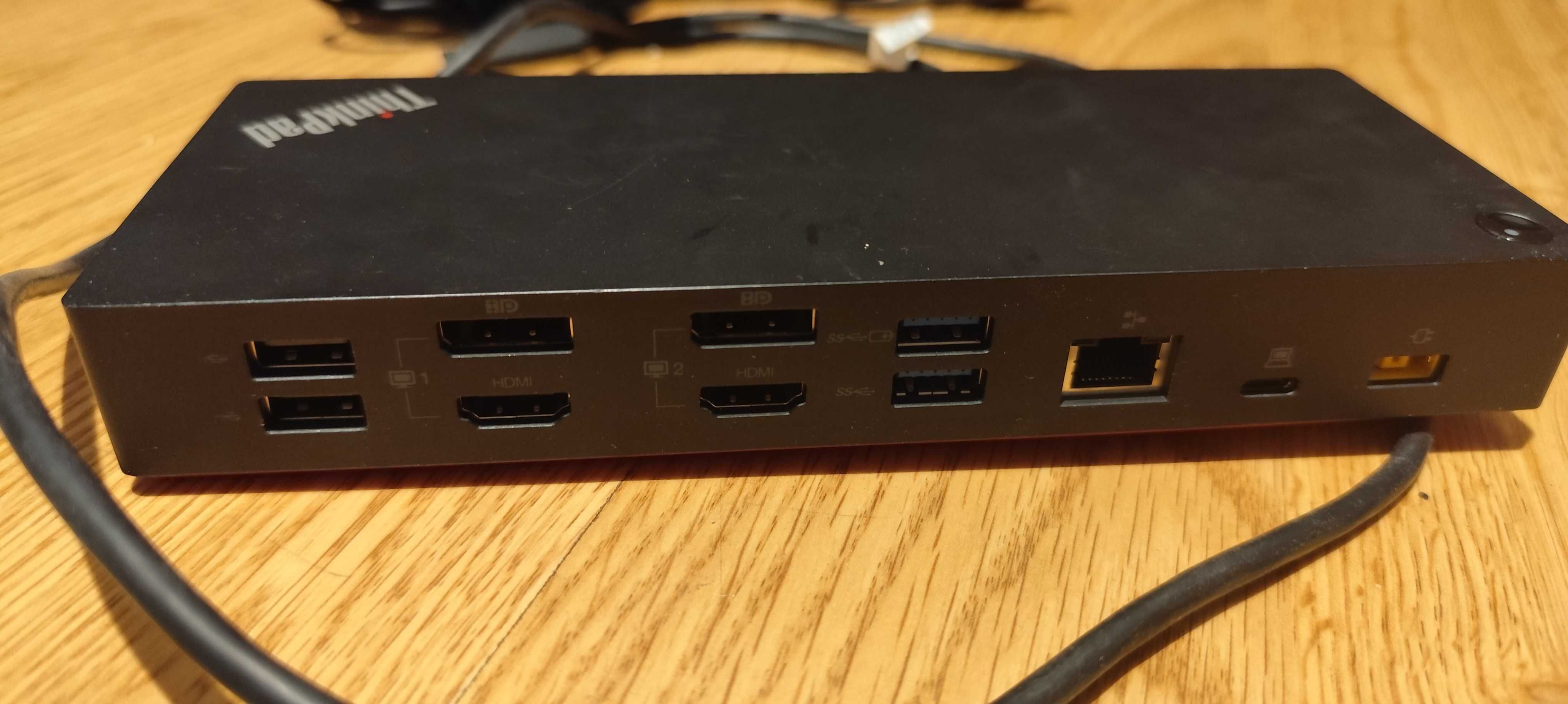 dock docking lenovo 4K plug display DUD9011D1 alimentator cu proba