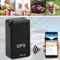 Mini GPS GF07, LBS Tracker, Magnetic, Negru