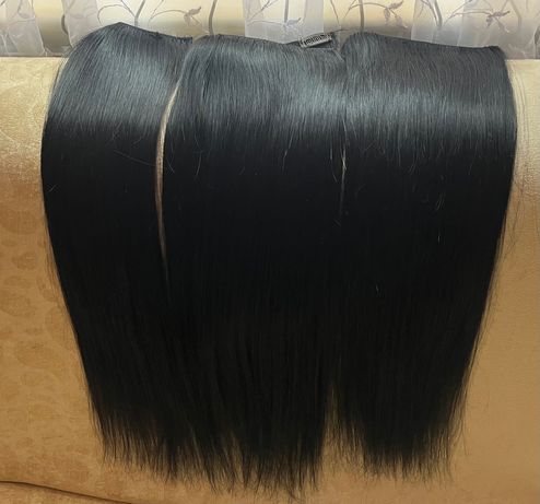 Тайландска естествена коса 200гр. 60см