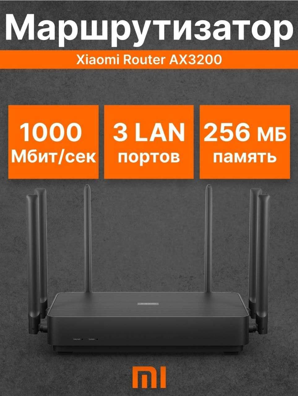 Xiaomi AX3200 Wifi router.Супермощный.чл