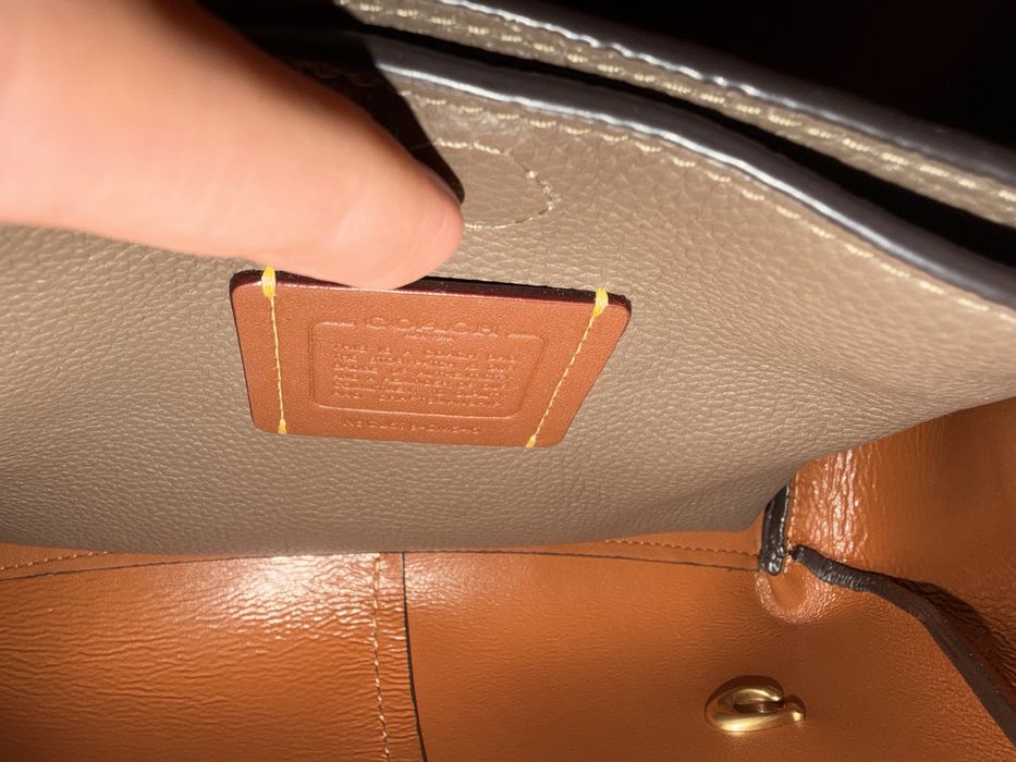 Coach Lana Shoulder Bag , цвят Dark Stone