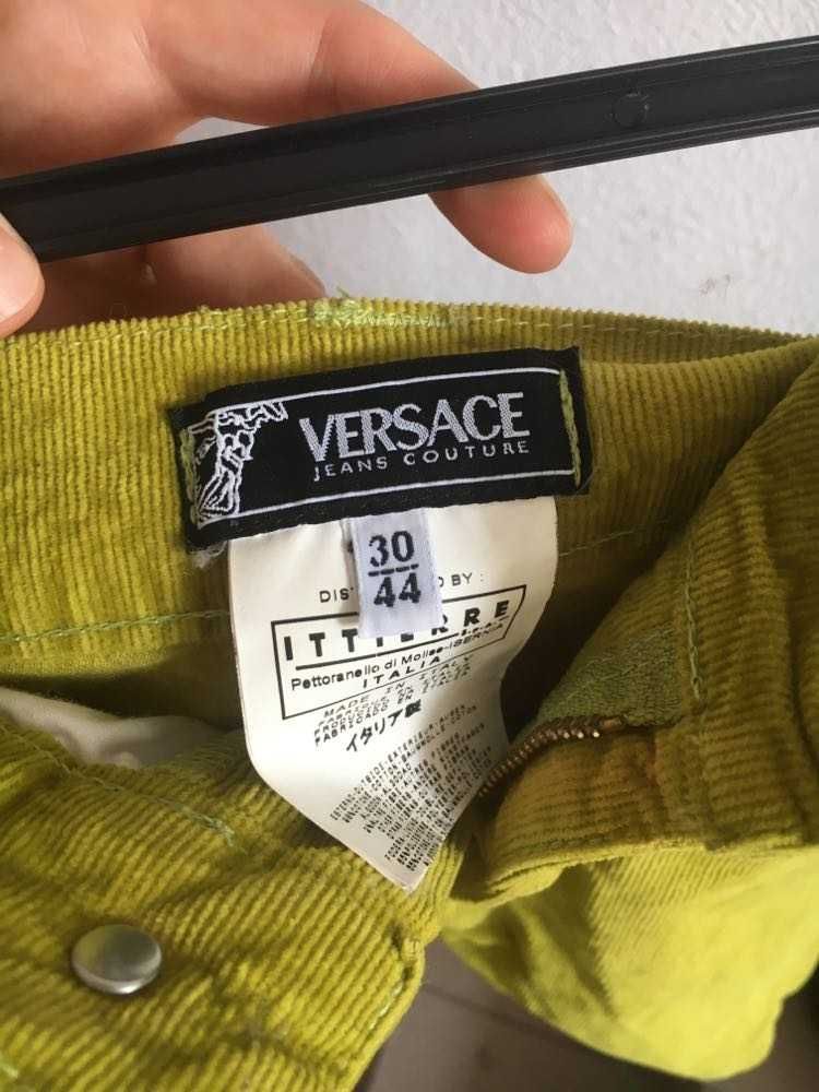 Fusta din material raiat - Versace