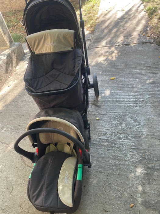 Carucior bebe trei în unul