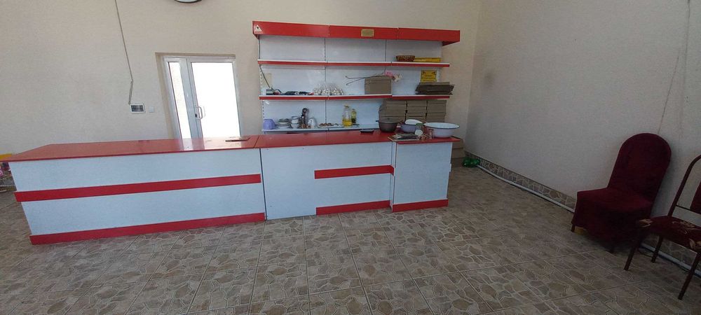 Савдо дукони учун прилавка ва стеллаж