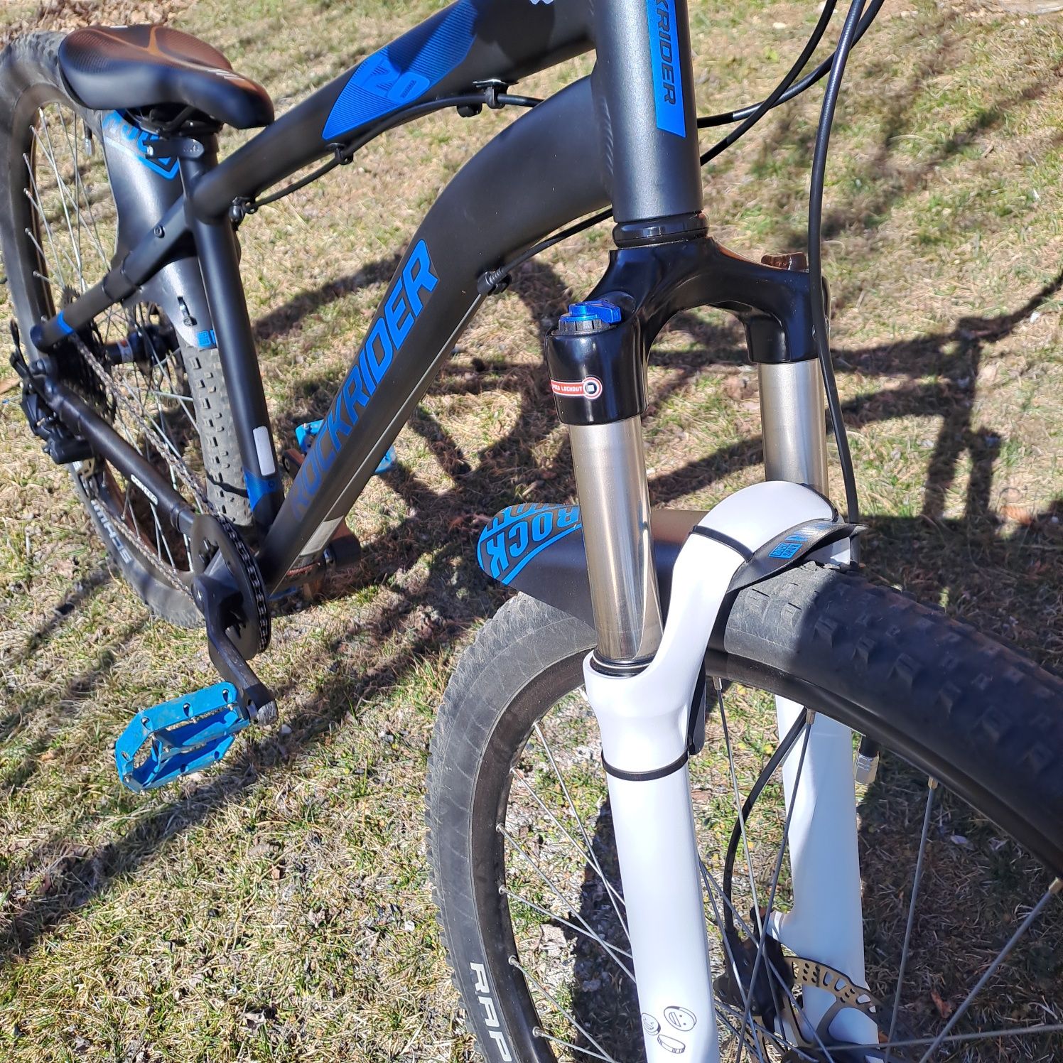 Bicicleta rockrider st 120 modificat