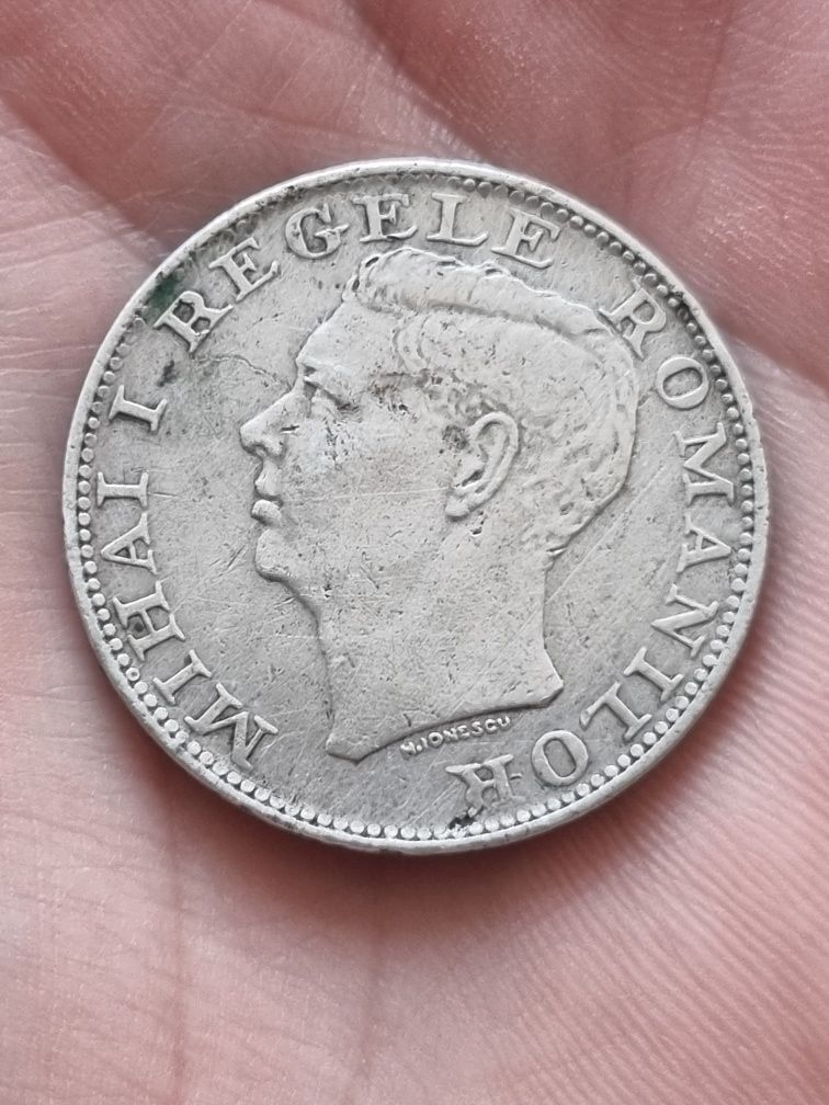 Moneda argint 500 de lei 1944 - Regele Mihai I