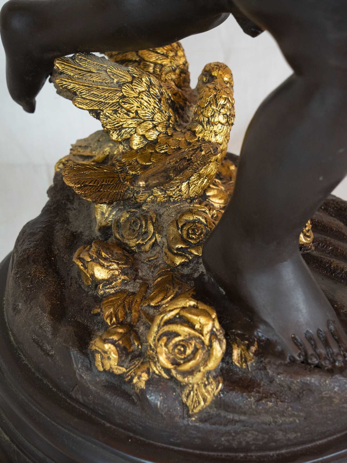 Statuie mare bronz Cupid semnata Daste