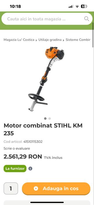 Motocoase pe benzina Stihl KM 56 RC si KM 235 R-Noi