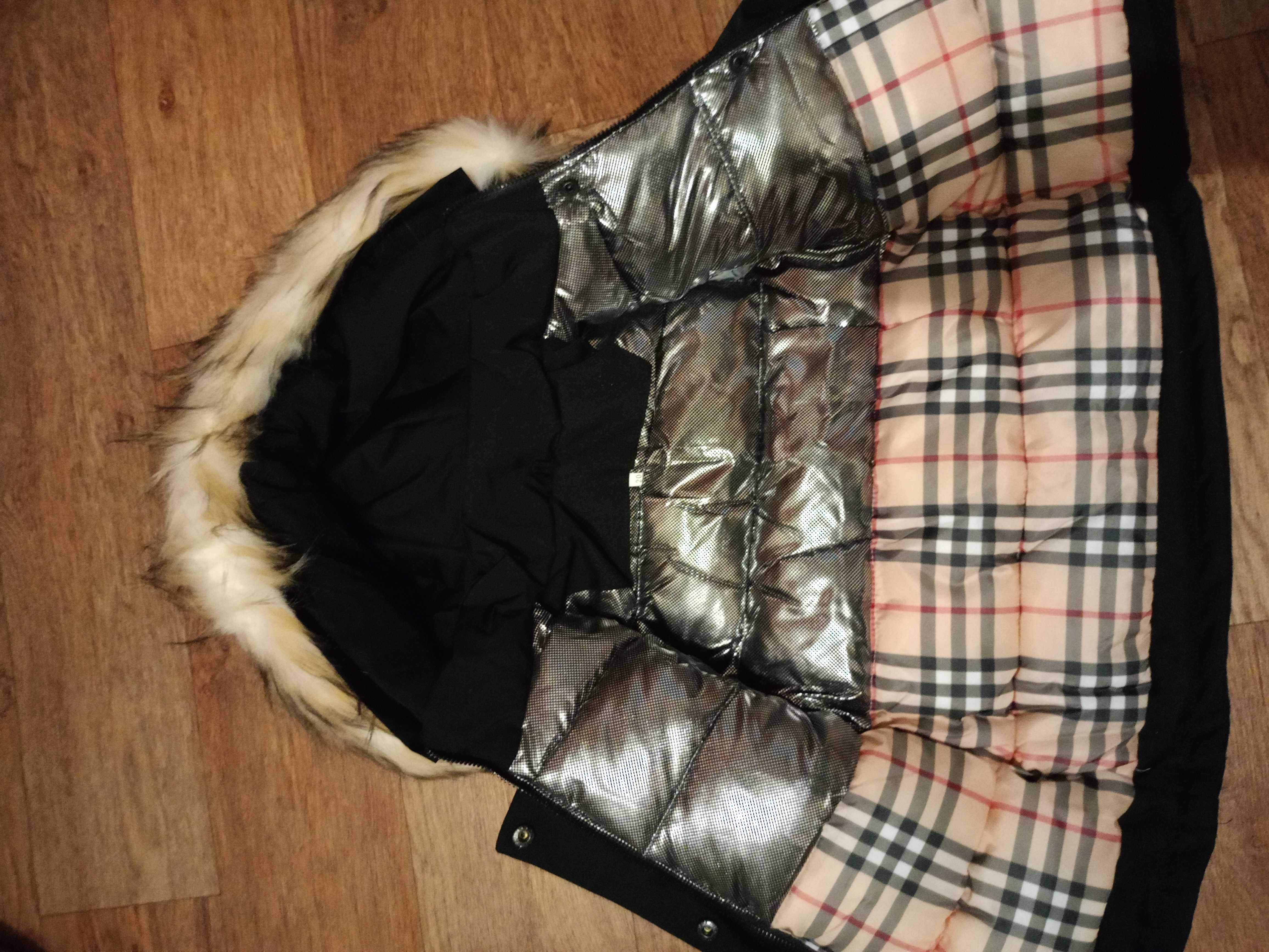 Куртка зимняя на девочку 2 вида