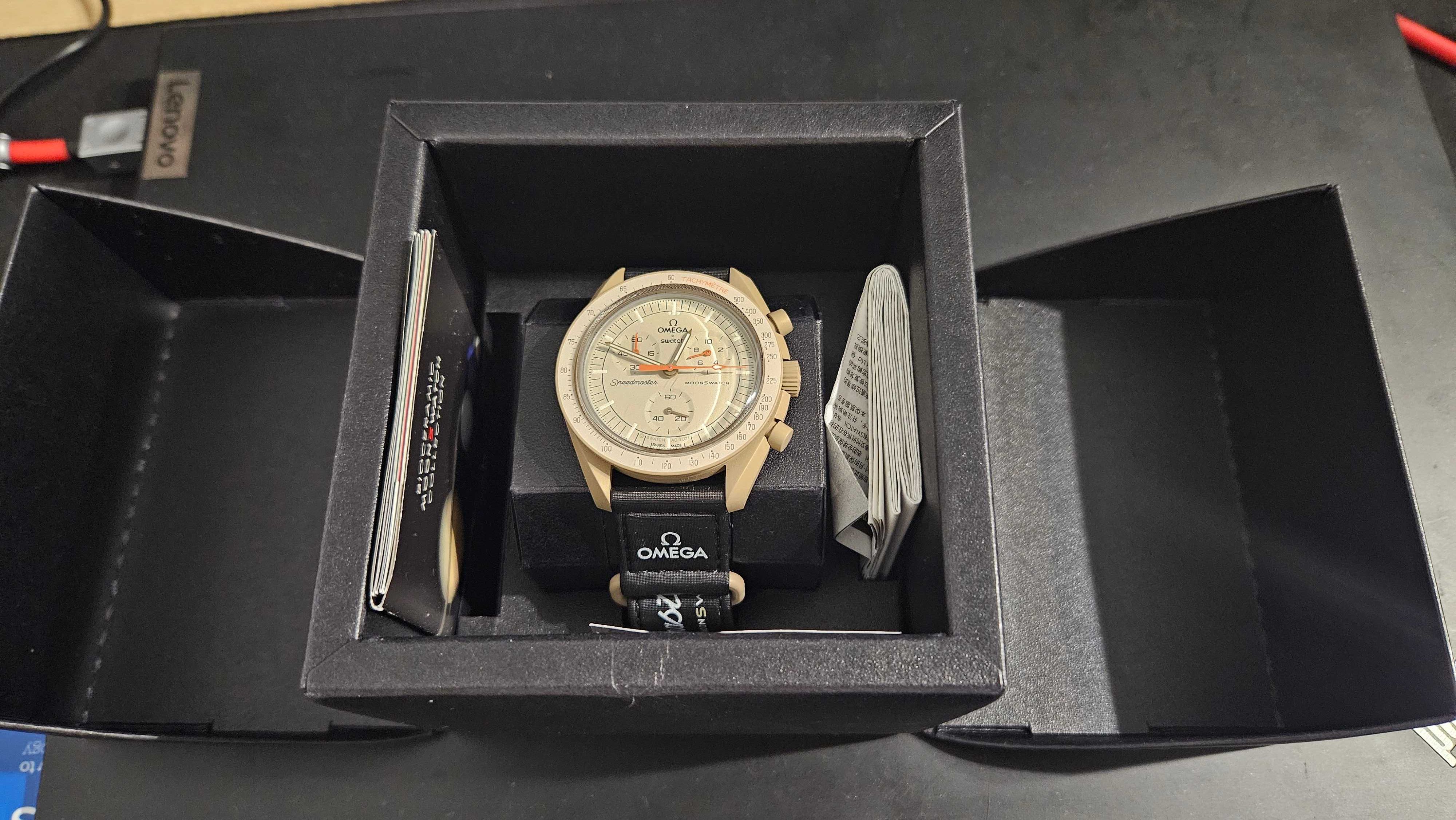 Ceas Chronograph Omega x Swatch Mission To Jupiter bioceramic