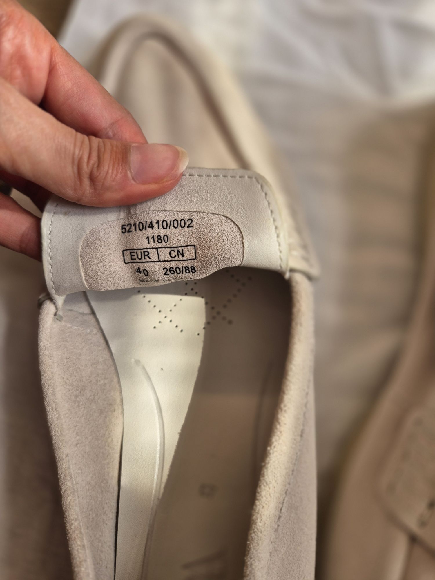 летни мокасини Zara от 100% естествен велур, 40 размер
