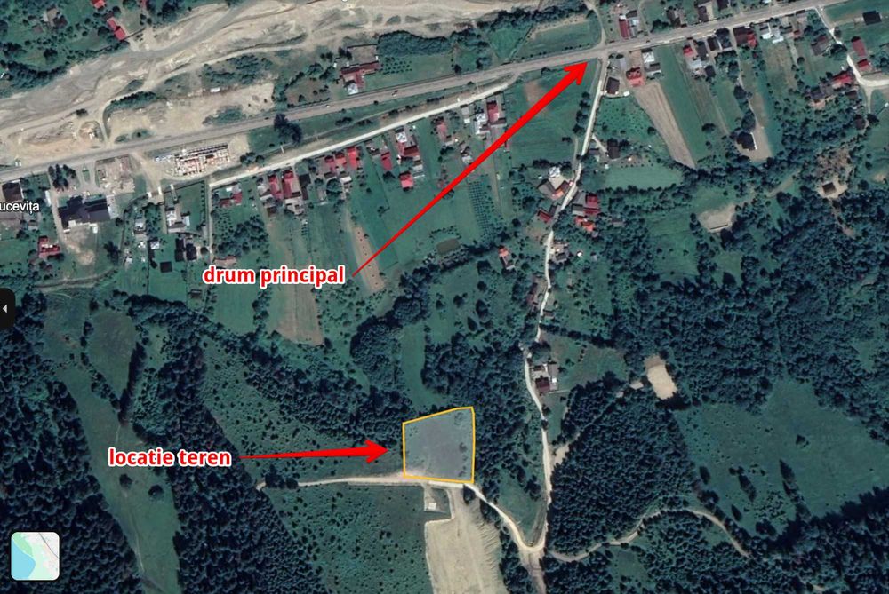 Teren intravilan cu peisaj suberb | 5311 MP | Sucevita | Bucovina