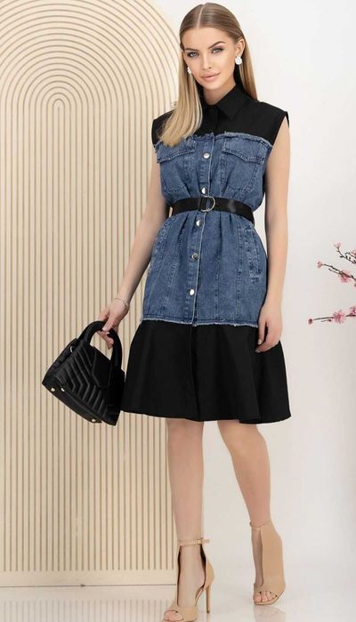 Нова дънкова рокля