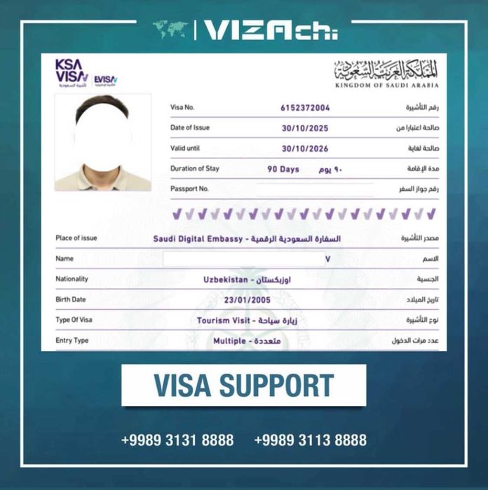 Umra viza/ Saudi viza