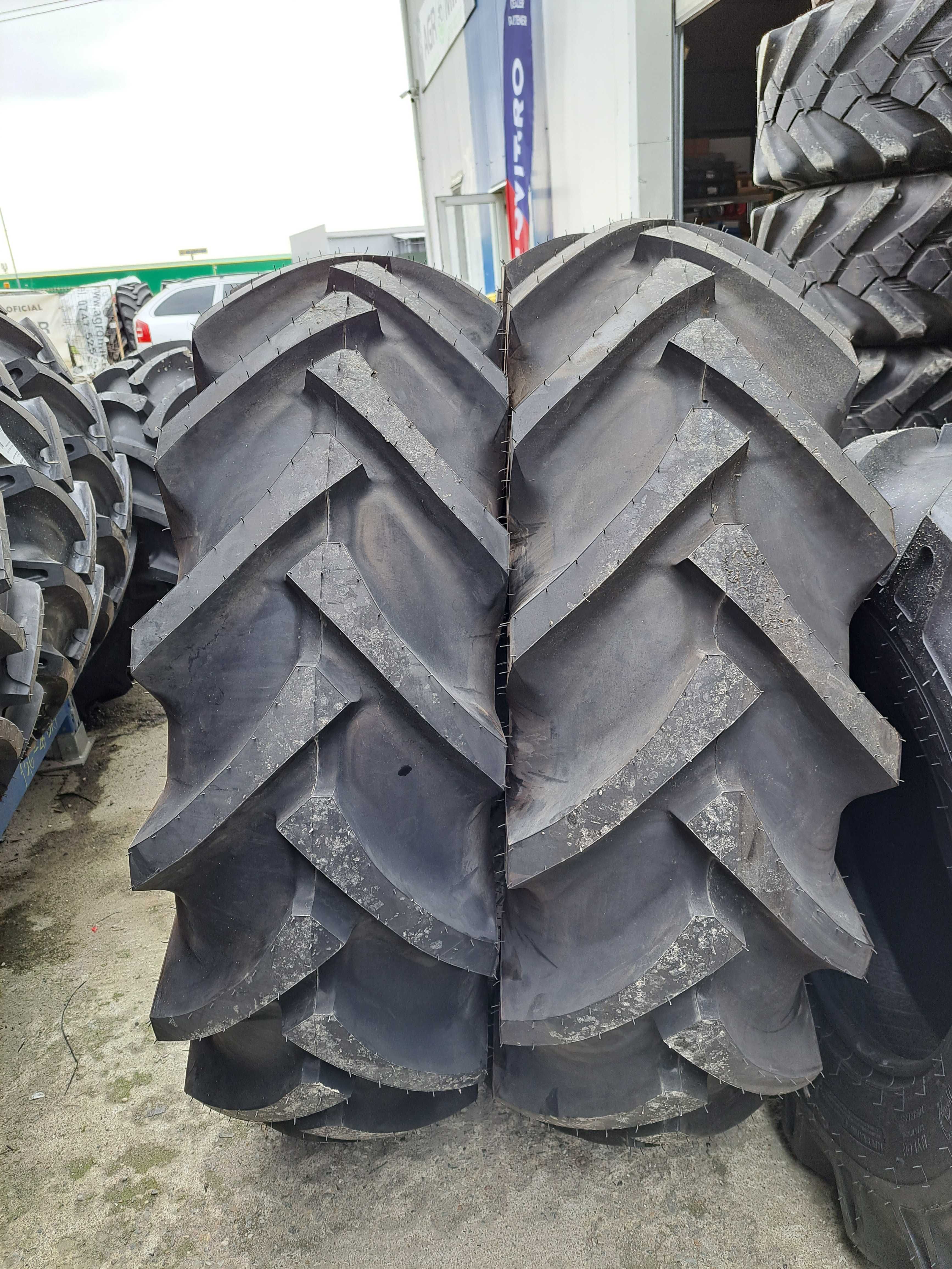 Anvelope noi 16.9-24 marca BKT cu 8 pliuri cauciucuri TRACTOR fata