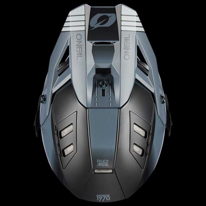 Ендуро каска O'NEAL EX-SRS HITCH BLACK/GRAY V.24 Размери: S,M,L,XL,2XL