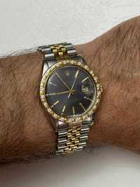 CEAS ROLEX DATEJUST - Aur & Otel - Ref. 16013 - Cal. 3035 - Bezel Dia,