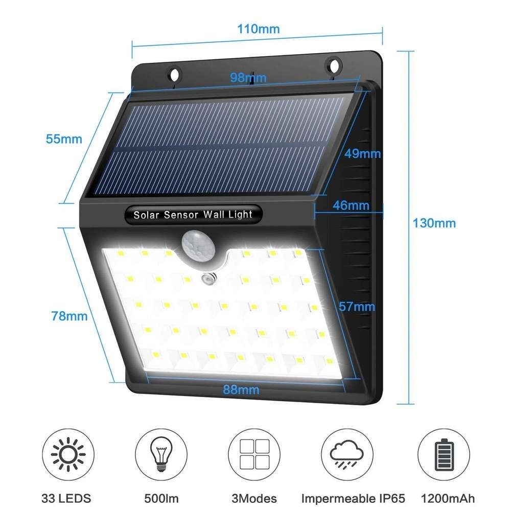 Доставка . Solar lamp настенные солнечные лампы quyosh lampalari la58