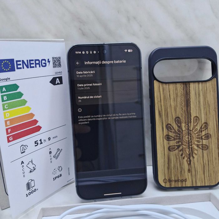 Telefon Google Pixel 10 Pro, 256GB, 16GB RAM, 5G Zeus Amanet Militari