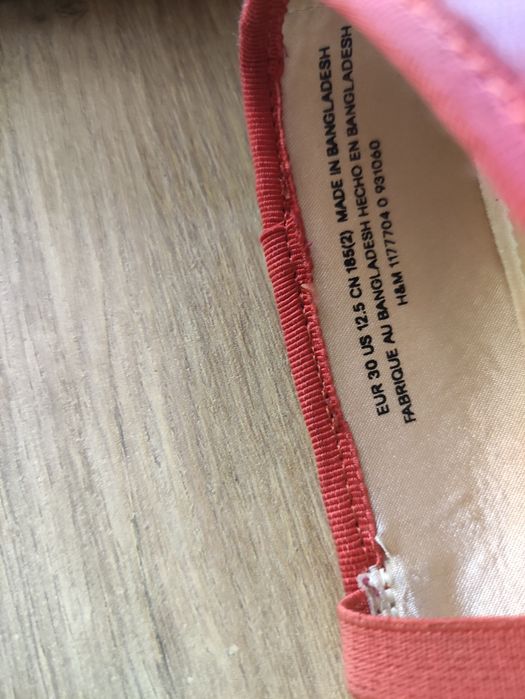 Детски обувки за момиче тип Пантофки - номера 27 и 30