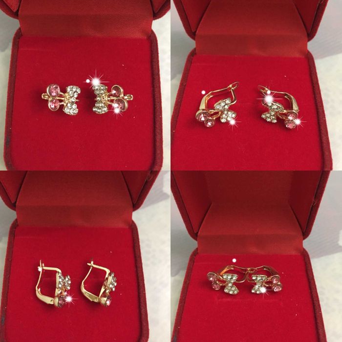 Детские серьги новые