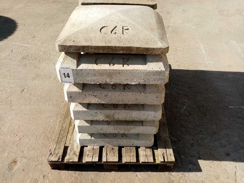 Capac cos fum/ horn din beton C6R -Nou
