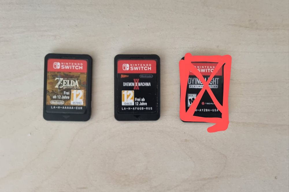 Продаю картриджи для Nintendo switch