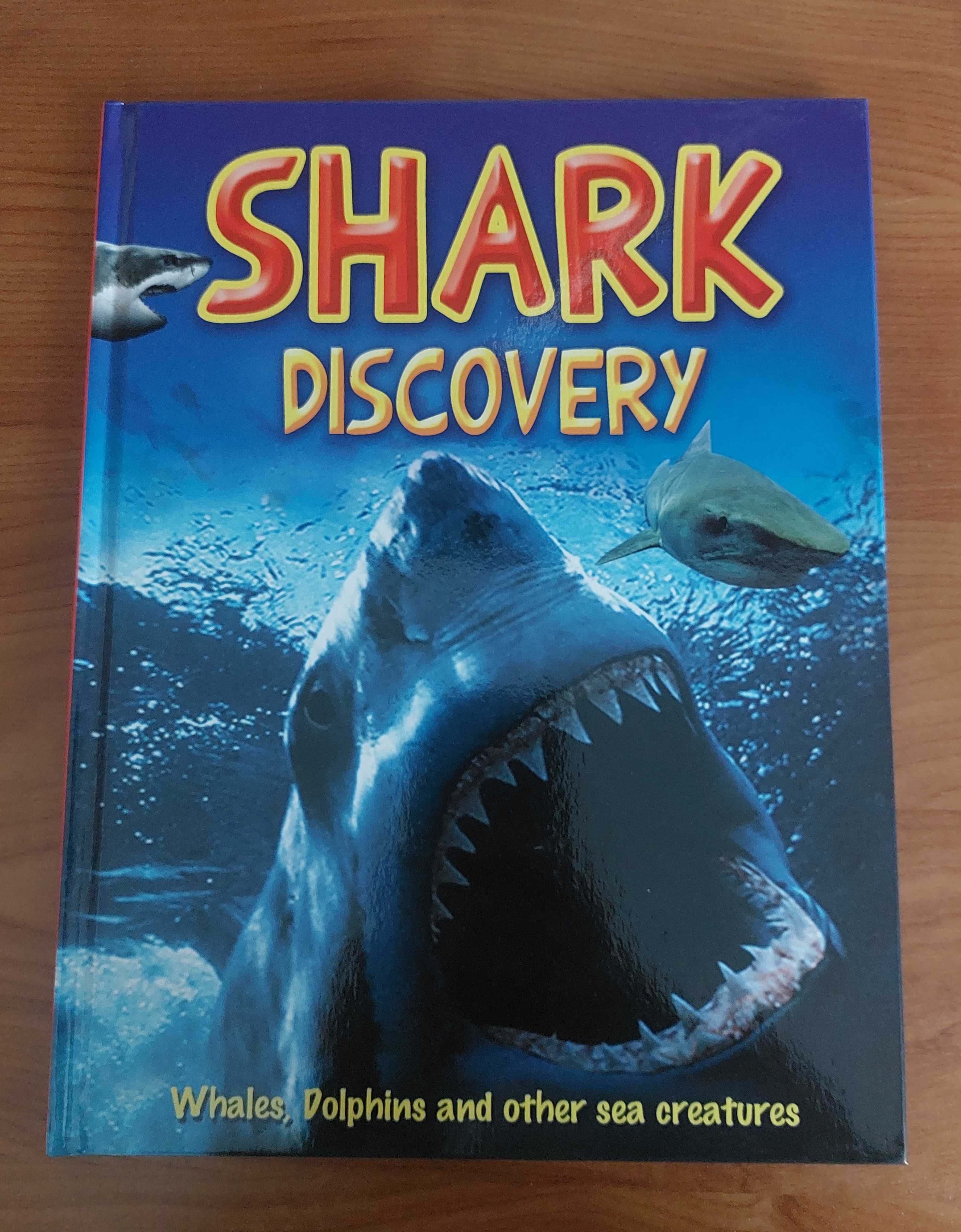 Carte pentru copii despre viețuitoarele marine "Shark discovery"