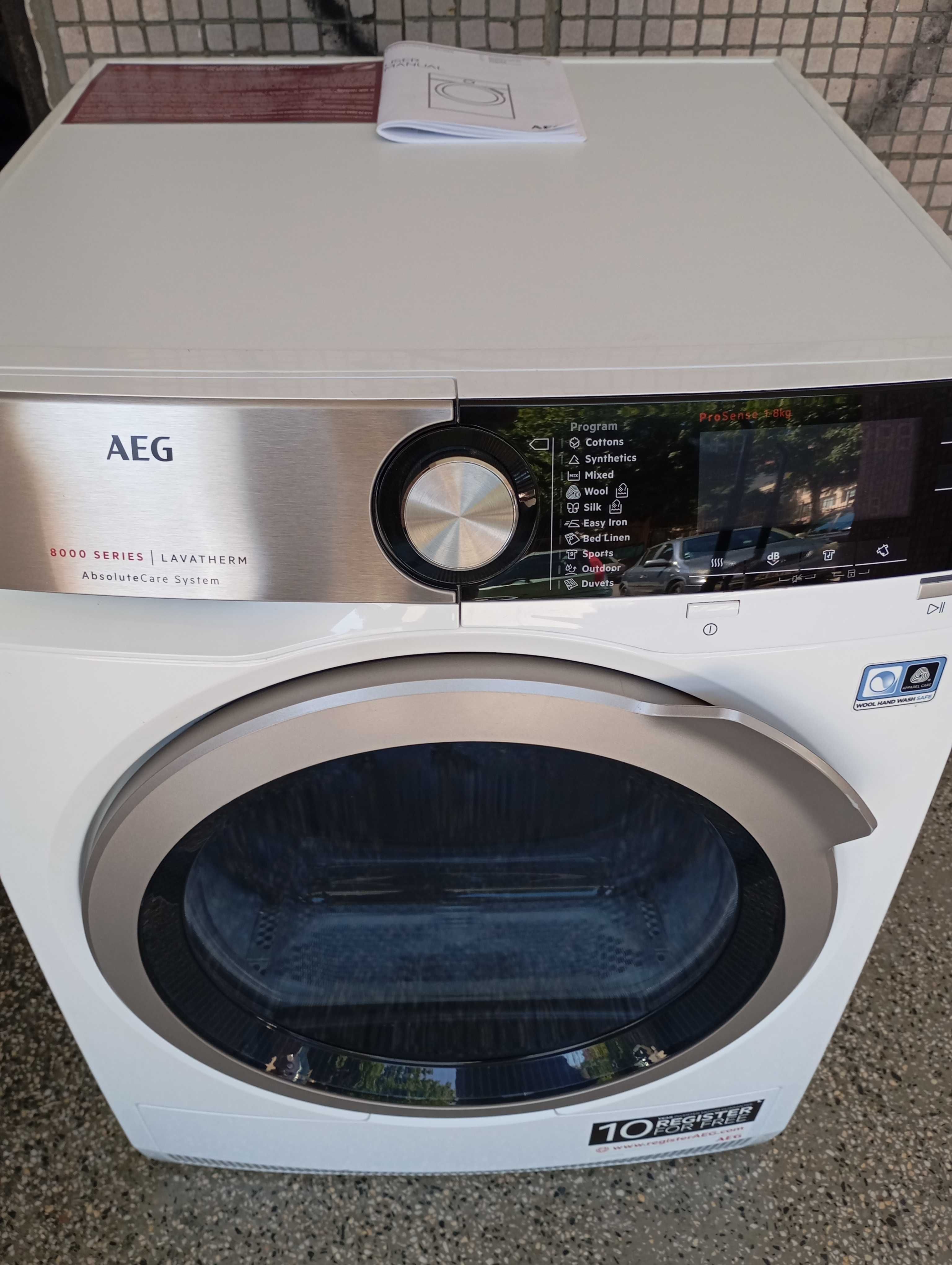 Сушилня Aeg 8000 неразличима от нова!!!