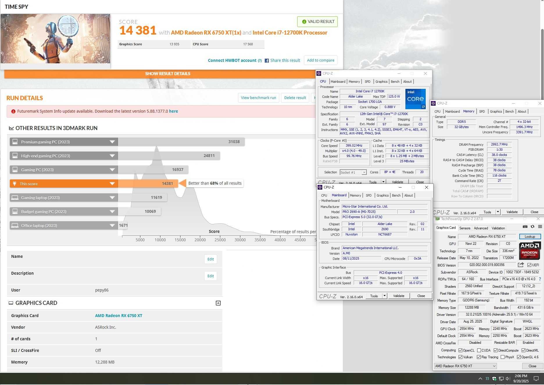ASRock RX 6750 XT 12GB Phantom Gaming