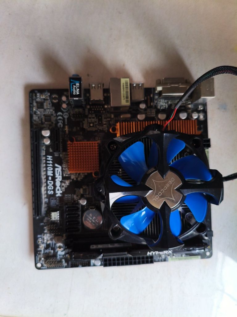 Intel core i3 6100 +мать плата