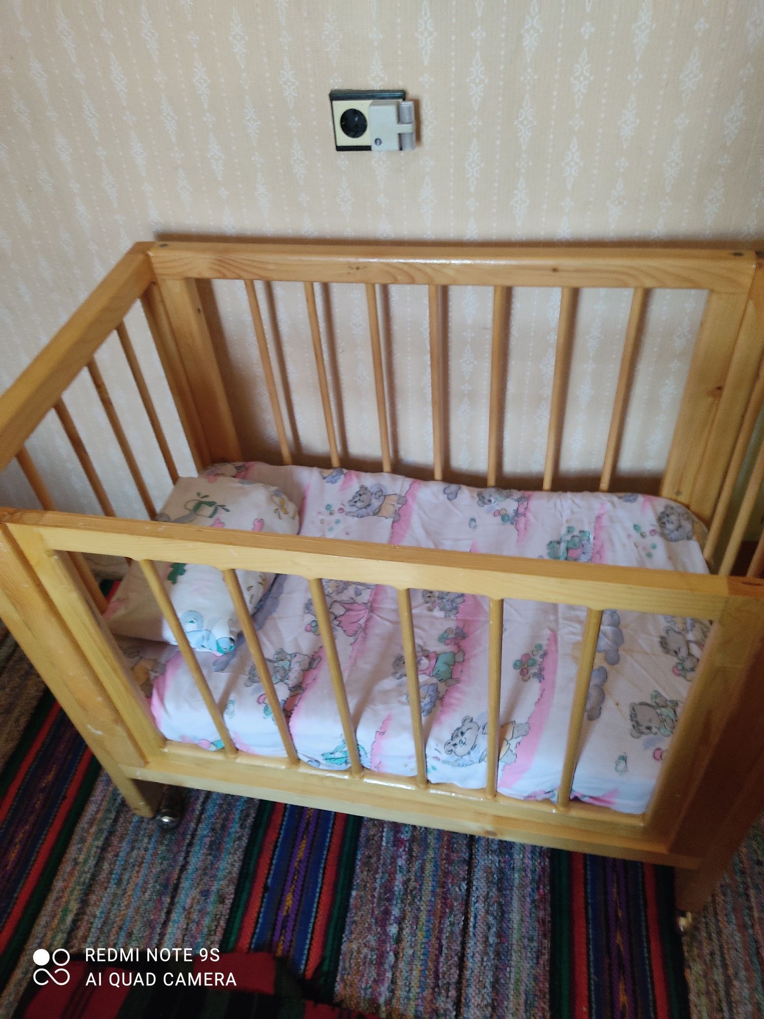 Кошарка от масив, леко и удобно легло за всяко бебе промоционална цена