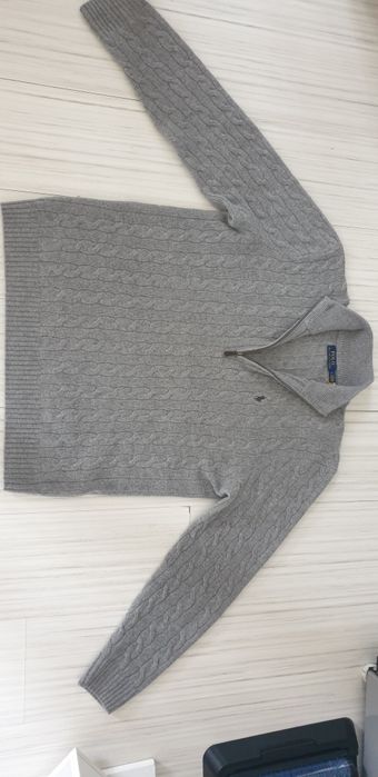 POLO Ralph Lauren Cable Wool / Cashmere Knit  L НОВО ОРИГИНАЛ  Пуловер
