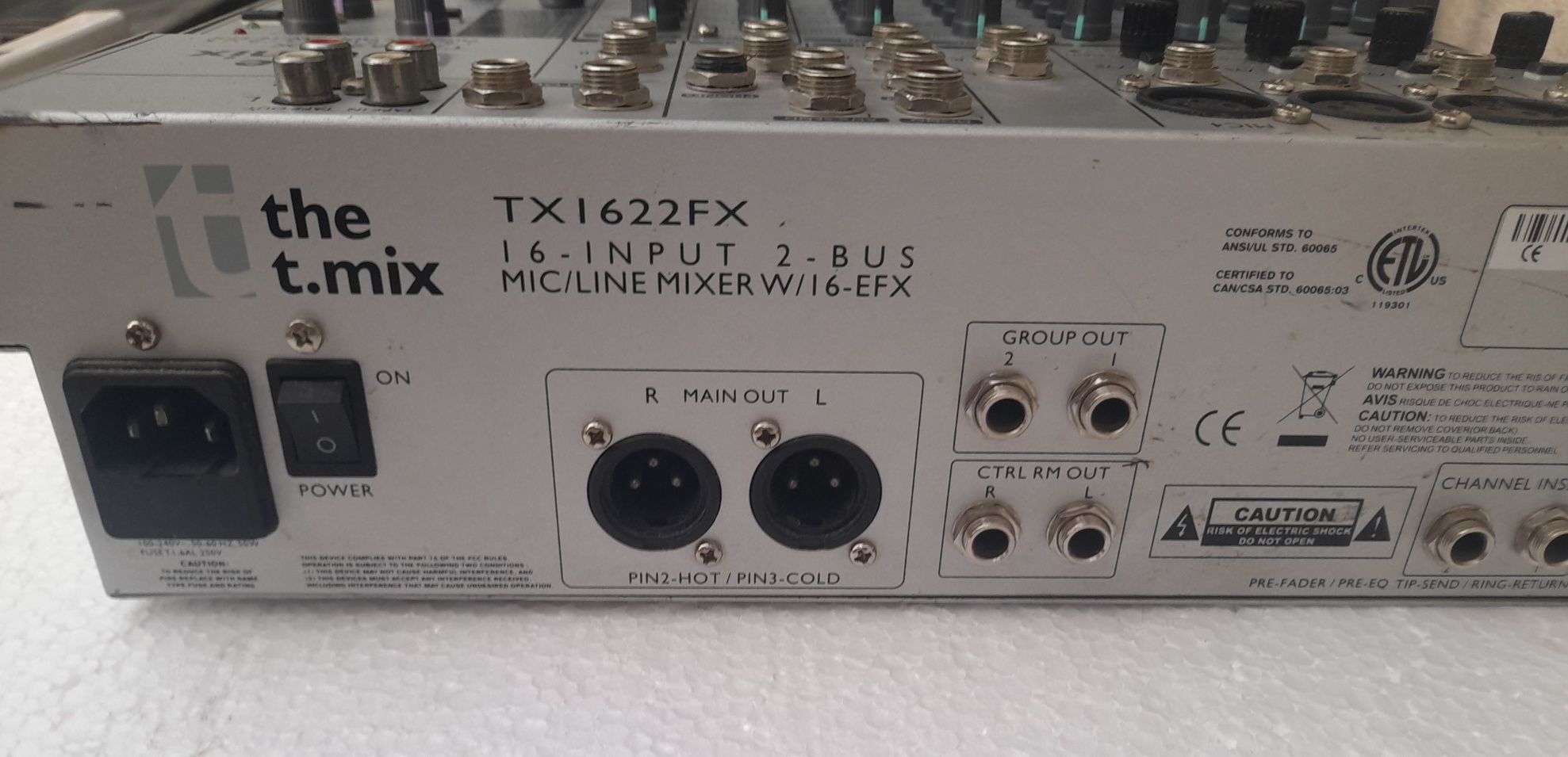 the t.mix  mixer audio cu efecte voce