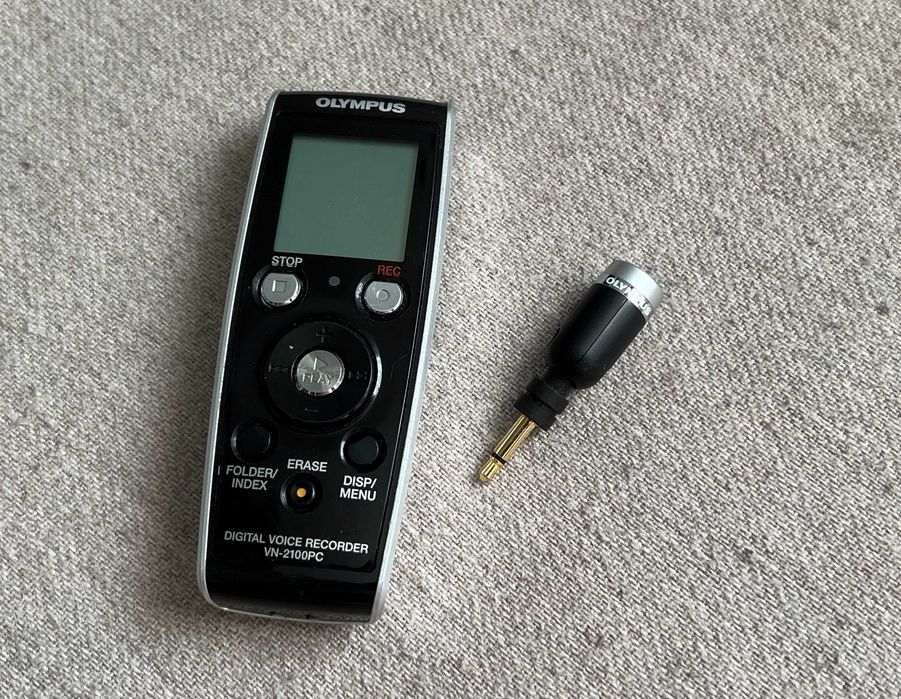 Reportofon digital Olympus VN-2100PC cu microfon extern, functional