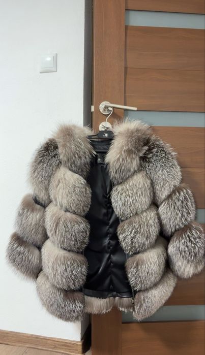 Blana naturala de vulpe polara