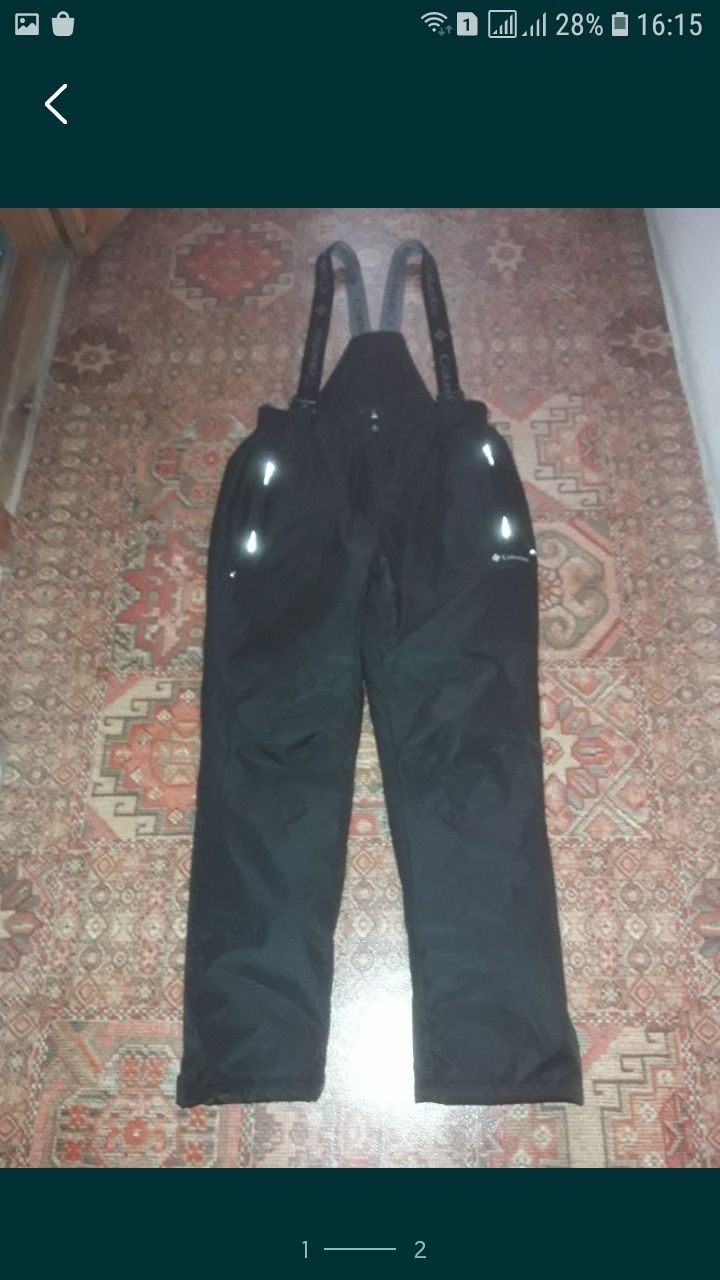 Комбинезон - штаны Columbia 30 / 46  размер ОРИГИНАЛ
чёрного цвета 
Ко