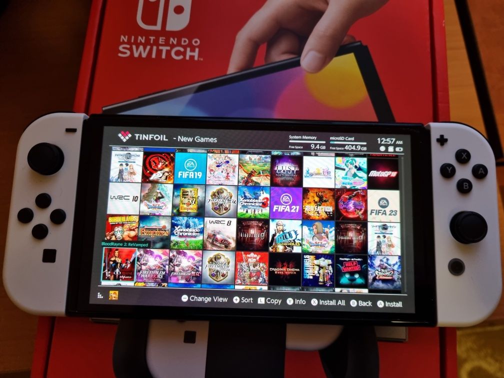 Nintendo Switch Oled Modat card 512 gb nou